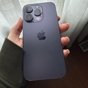 Apple Smartphone in Deep Blue